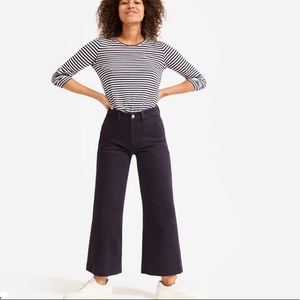 Everlane high waist wide leg pant